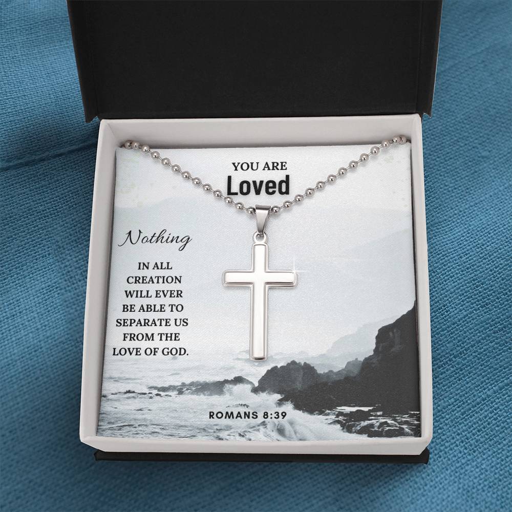 Stainless Steel Faith Cross Necklace