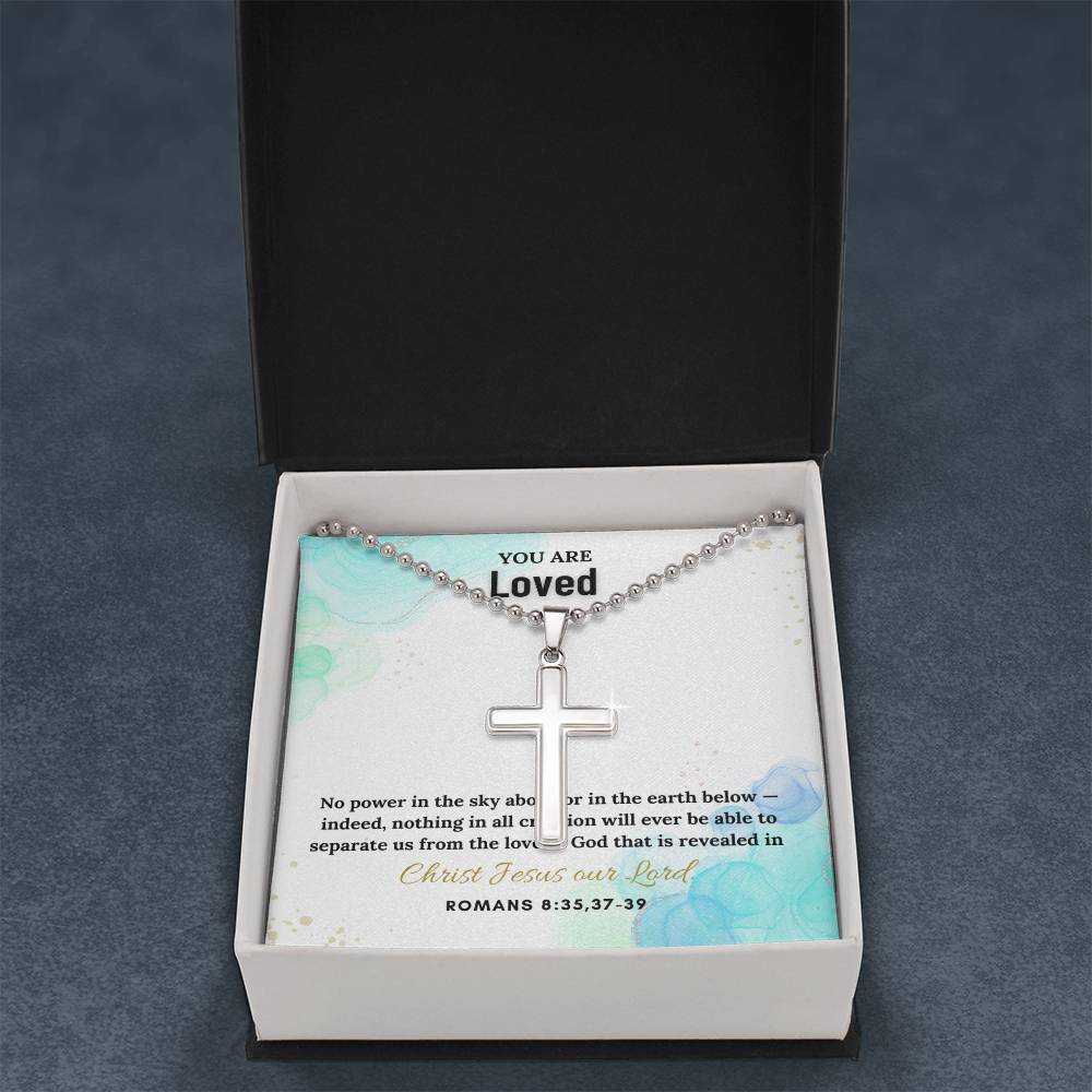 Stainless Steel Faith Cross Necklace