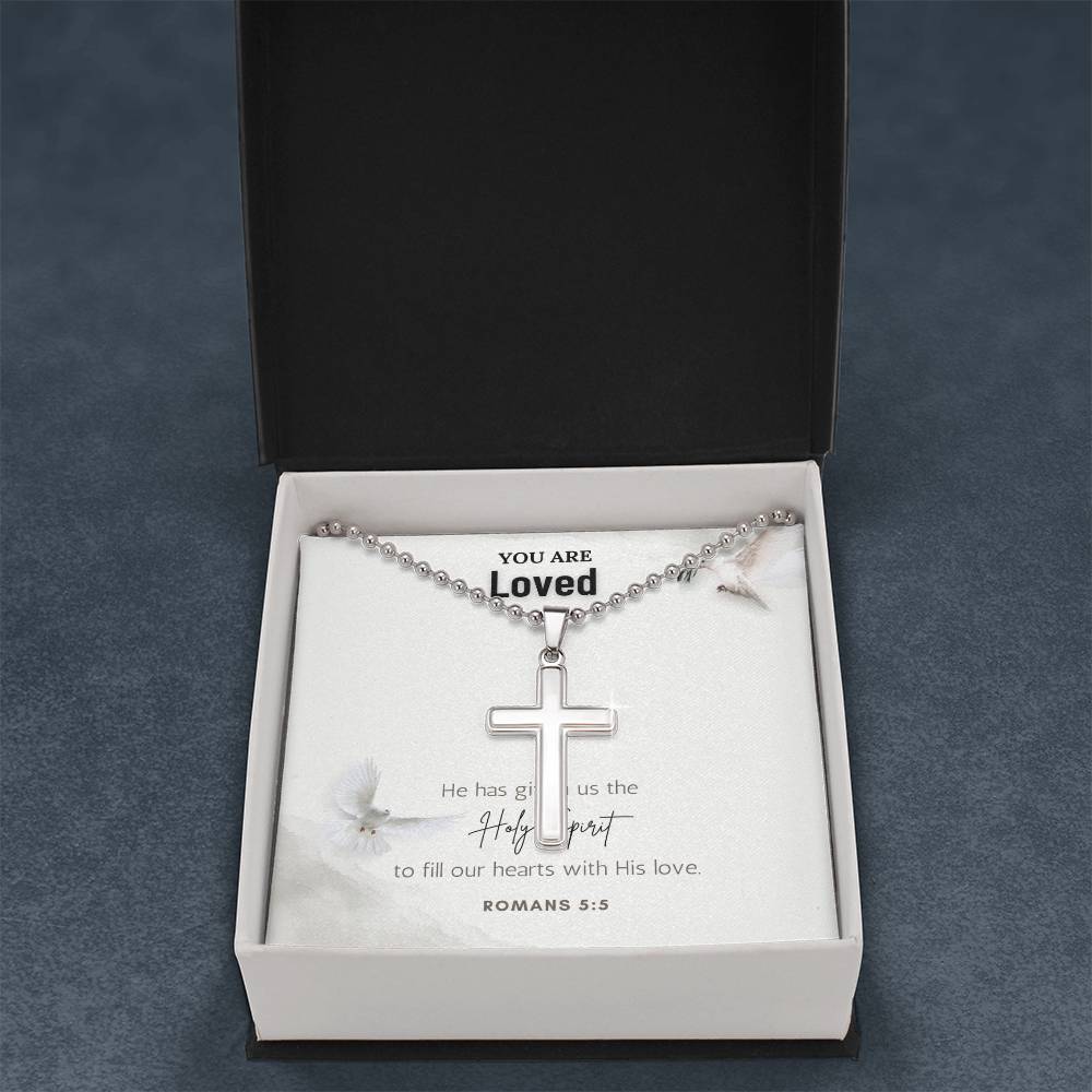 Stainless Steel Faith Cross Necklace