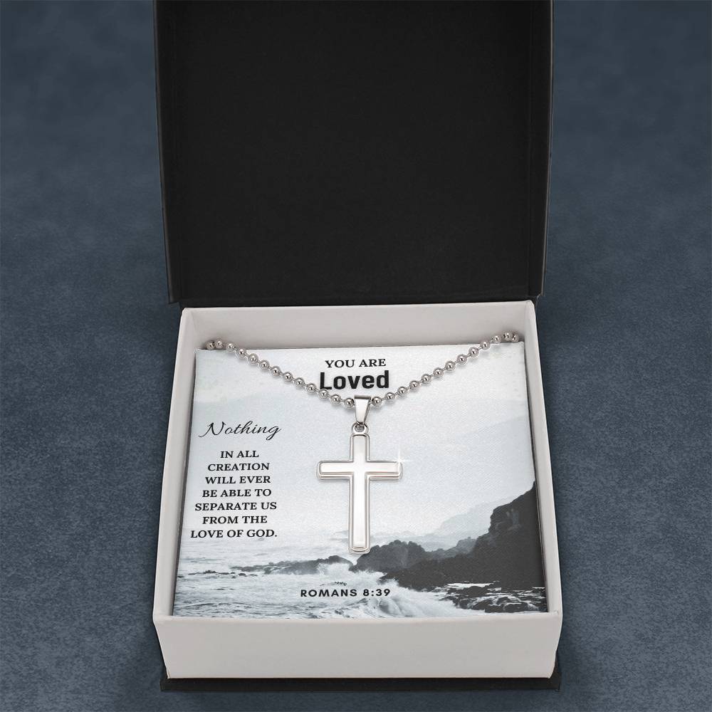 Stainless Steel Faith Cross Necklace