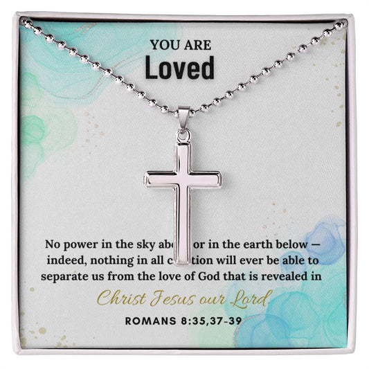 Stainless Steel Faith Cross Necklace