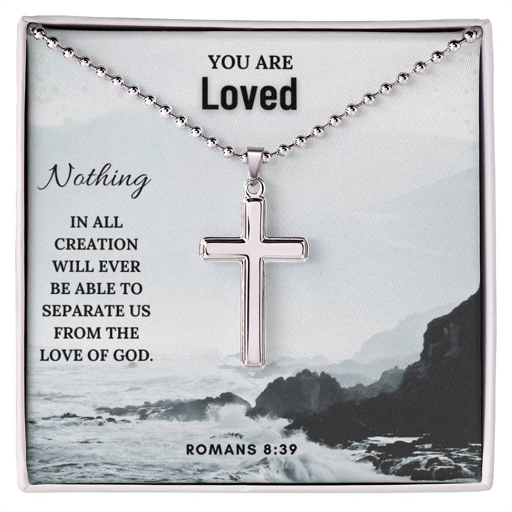 Stainless Steel Faith Cross Necklace