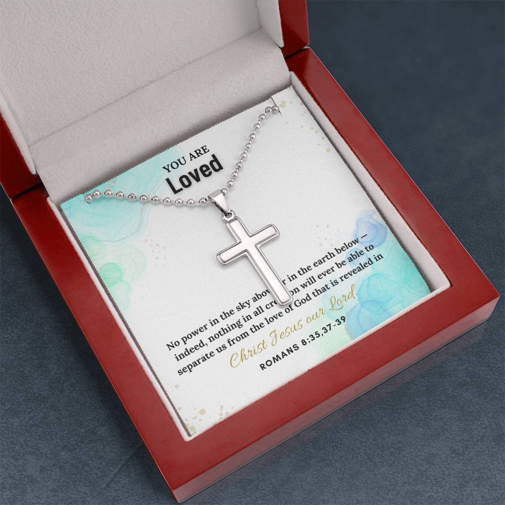 Stainless Steel Faith Cross Necklace