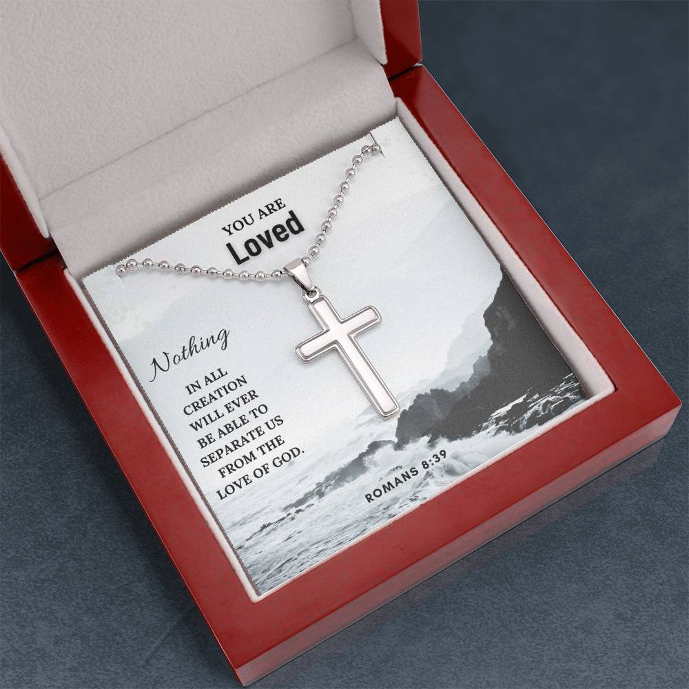 Stainless Steel Faith Cross Necklace