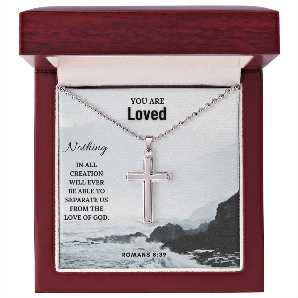 Stainless Steel Faith Cross Necklace