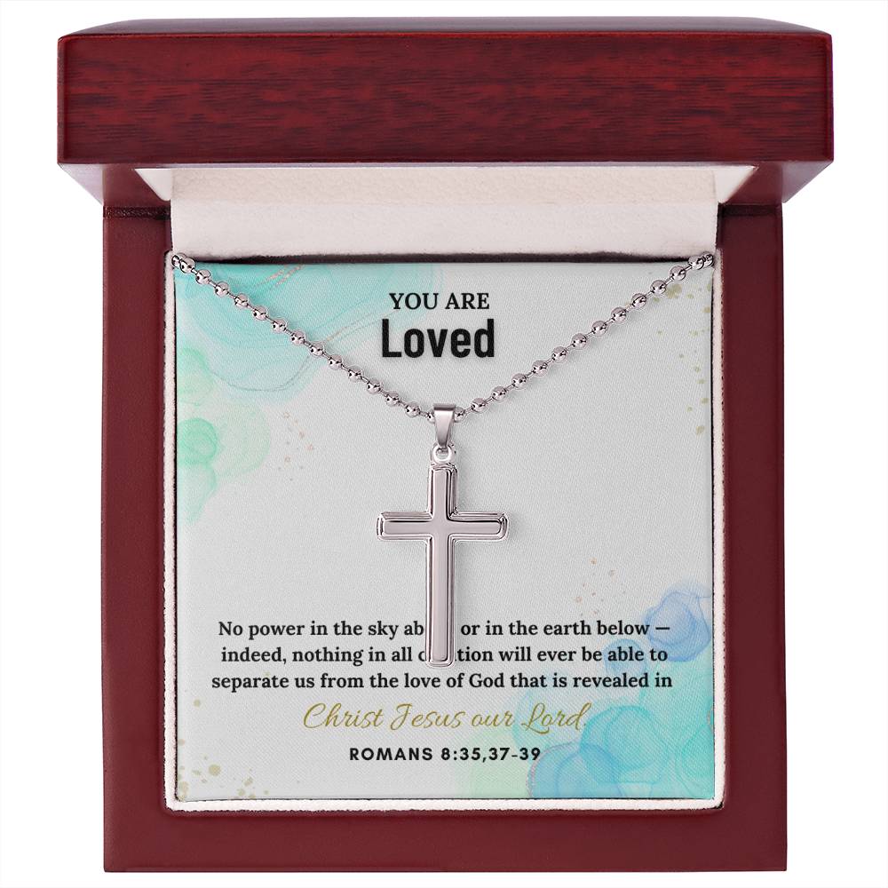 Stainless Steel Faith Cross Necklace