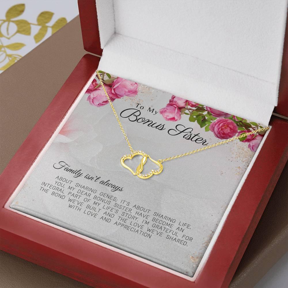 Everlasting Love Necklace for the Best Bonus Sister - Camili Bel Creations Gift Shop