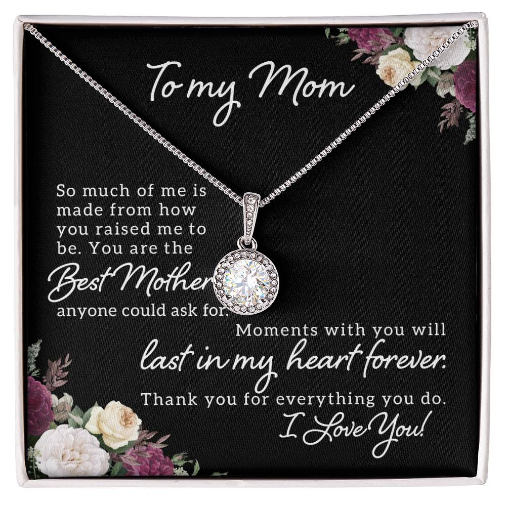 Eternal Hope Necklace 14 K White Gold Finish I The Perfect Gift For Best Mother - Camili Bel Creations Gift Shop