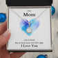 14K White Gold Finish Eternal Hope Necklace - Best Gift For Mom From Son