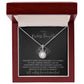 14K White Gold Finish Eternal Hope Necklace I Gift For Badass Warrior Daughter - Camili Bel Creations Gift Shop