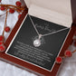 14K White Gold Finish Eternal Hope Necklace I Gift For Badass Warrior Daughter - Camili Bel Creations Gift Shop