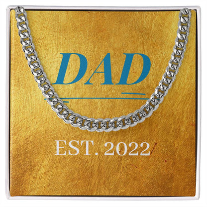 14K Yellow Gold Cuban Link Chain - Epic Gift For Dad