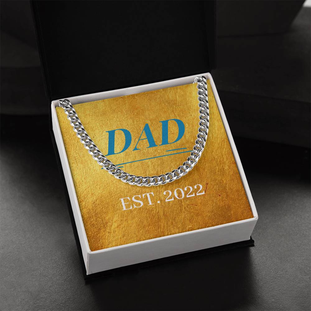 14K Yellow Gold Cuban Link Chain - Epic Gift For Dad - Camili Bel Creations Gift Shop
