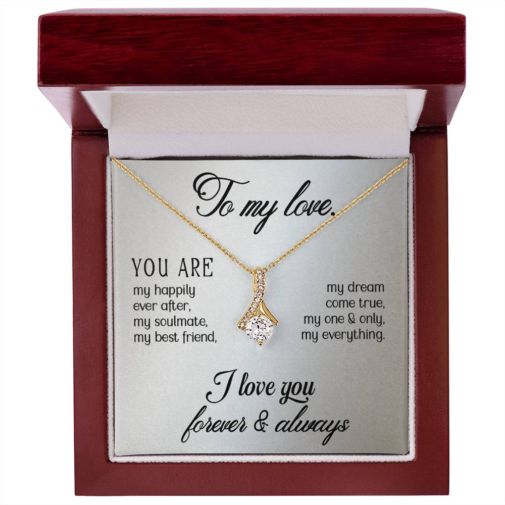 To My Love - Exquisite Alluring Beauty Necklace - Gift For Soulmate - Camili Bel Creations Gift Shop