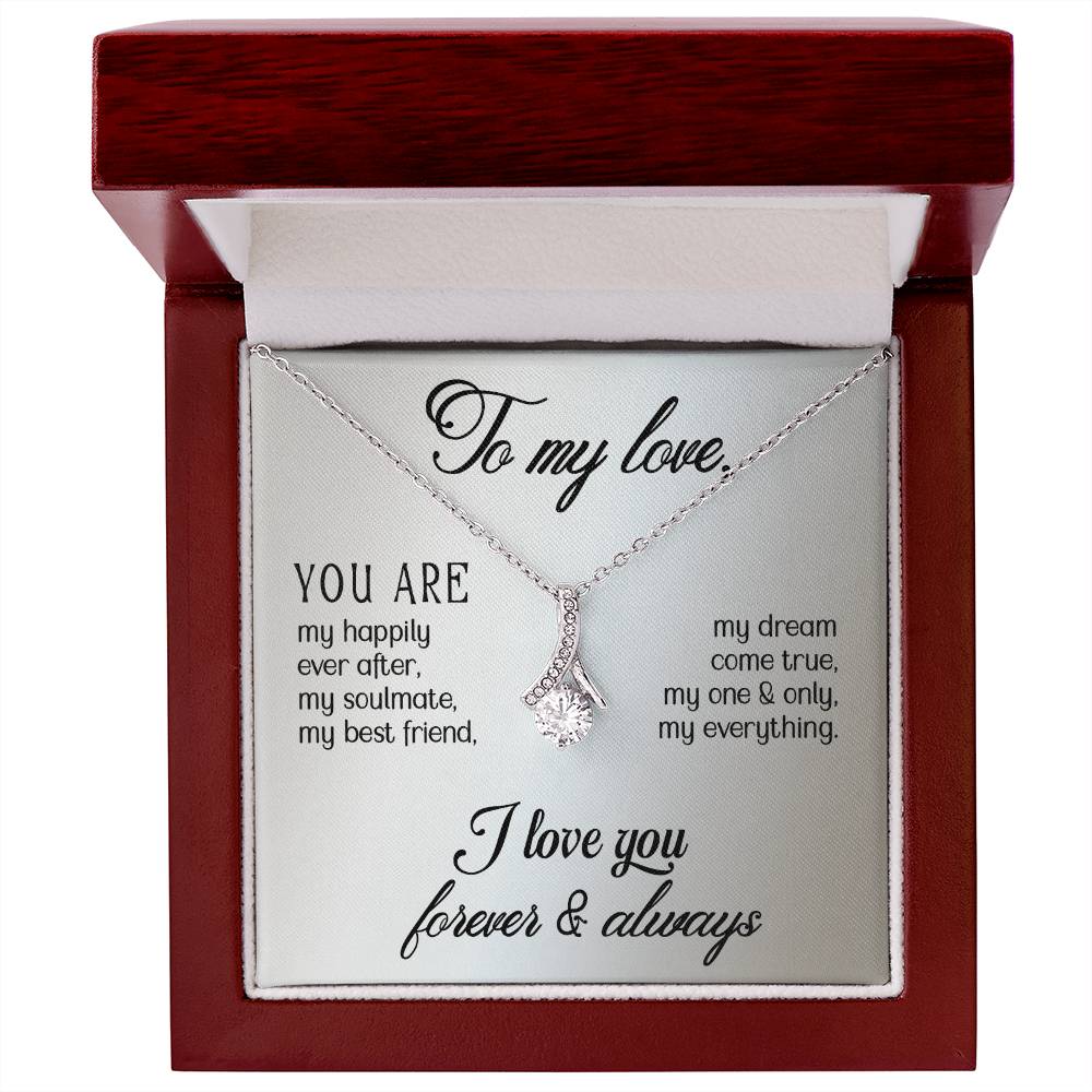 To My Love - Exquisite Alluring Beauty Necklace - Gift For Soulmate - Camili Bel Creations Gift Shop
