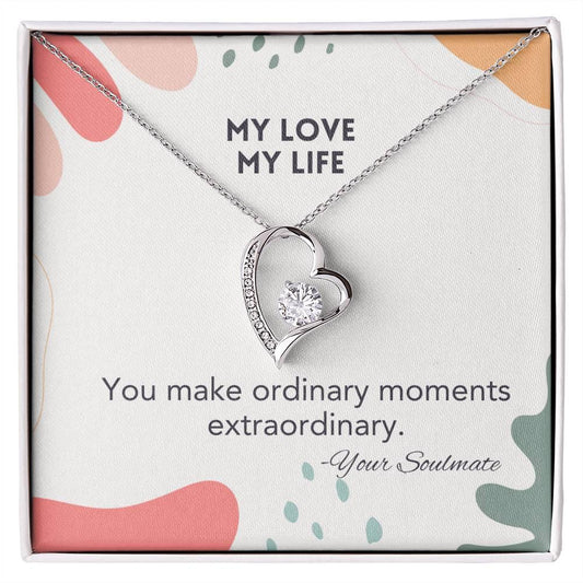 Forever Love Necklace Pendant Gift For Soulmate - Camili Bel Creations Gift Shop