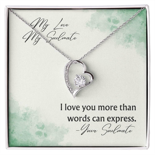 Forever Love Necklace Pendant Gift For Soulmate - Camili Bel Creations Gift Shop