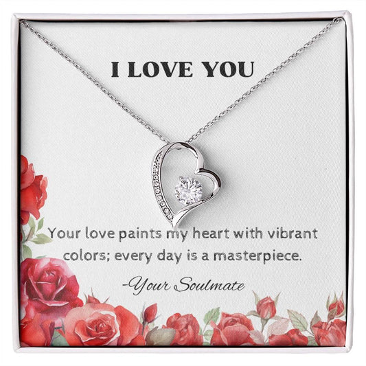 Forever Love Necklace Pendant Gift For Soulmate - Camili Bel Creations Gift Shop