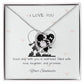Forever Love Necklace Pendant Gift For Soulmate