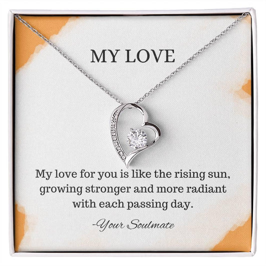 Forever Love Necklace Pendant Gift For Soulmate - Camili Bel Creations Gift Shop