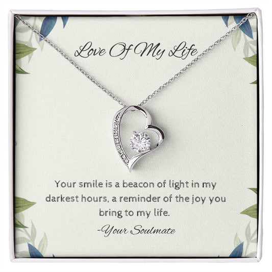 Forever Love Necklace Pendant Gift For Soulmate - Camili Bel Creations Gift Shop