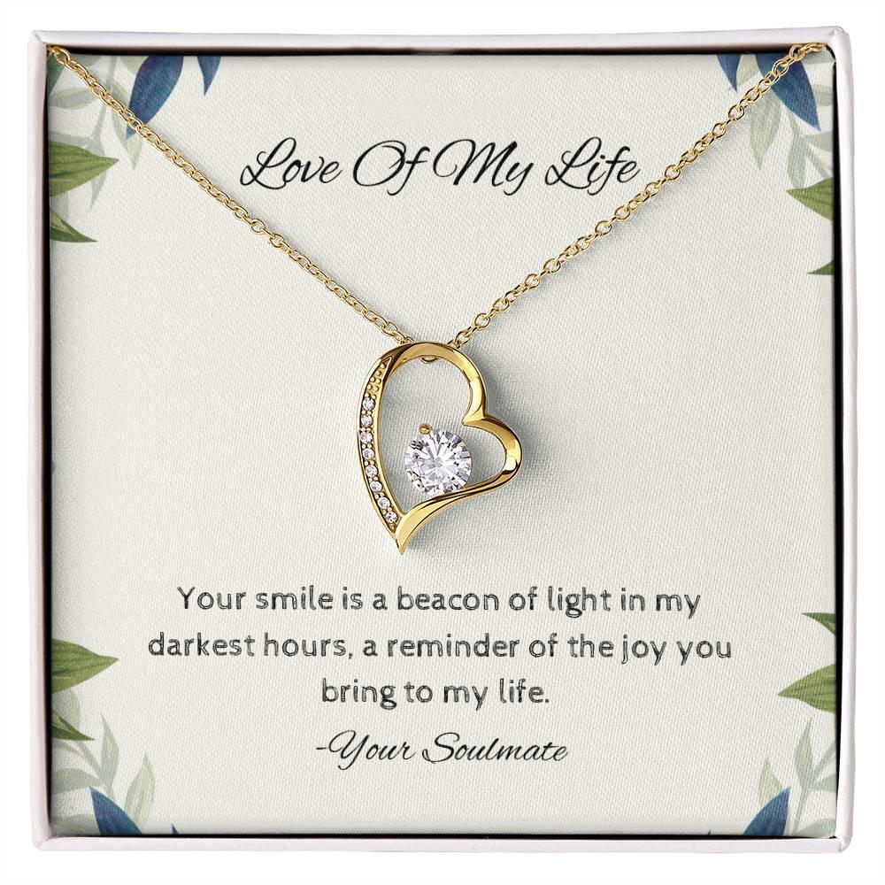 Forever Love Necklace Pendant Gift For Soulmate - Camili Bel Creations Gift Shop